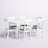 Arcuri 6 - Person Four Leg Base Dining Set-94544329