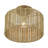 Weavington Antique Gold Leaf Medium Semi-flush