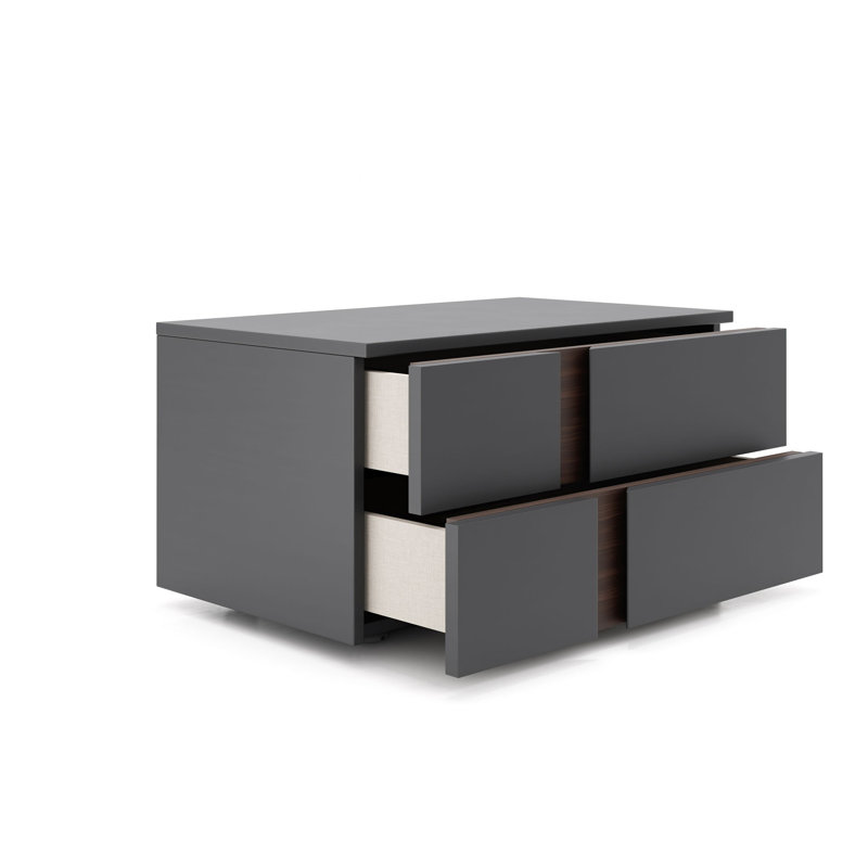 Park 2 - Drawer Nightstand, Right, Dark Gull Gray