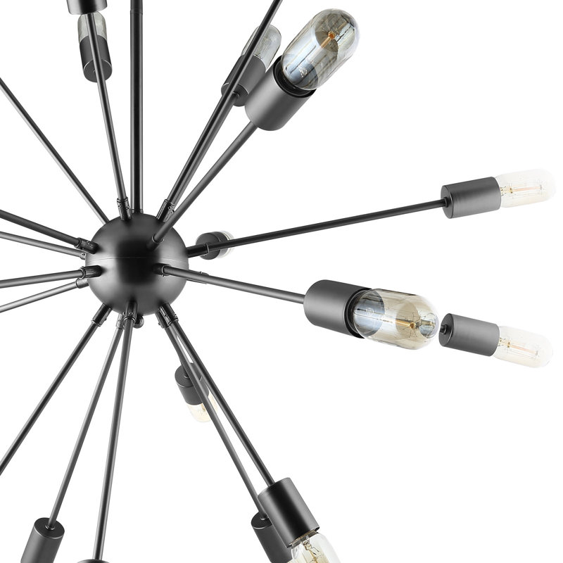 Modway Beam Stainless Steel Chandelier