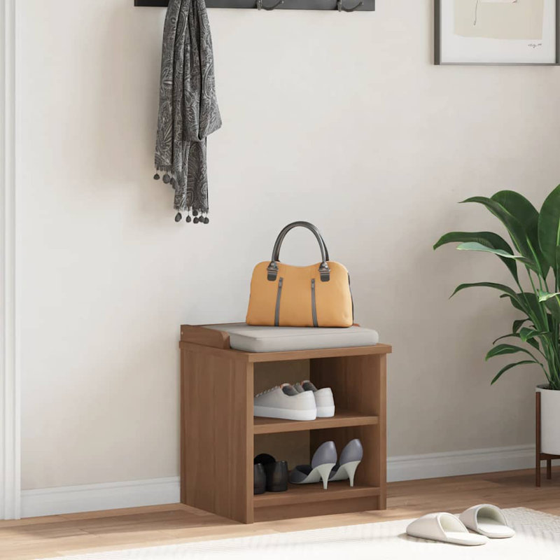 Sydalee Shoe Rack, Walnut
