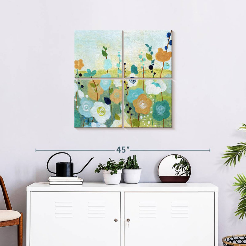 Matisse Flower Field I, 26" H x 26" W