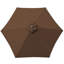 2.5M Round Patio Crank Tilt Umbrella Outdoor Garden Parasol with Base-1725046922