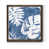 Toile avec cadre en noyer