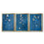 FLORAL Series Lxx - Toile tendue avec châssis sur mesure - 3 pièces-863840704-863840707