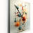 Red And Blue Minimalism Pendulum - Abstract Modern Wall Clock-99636384