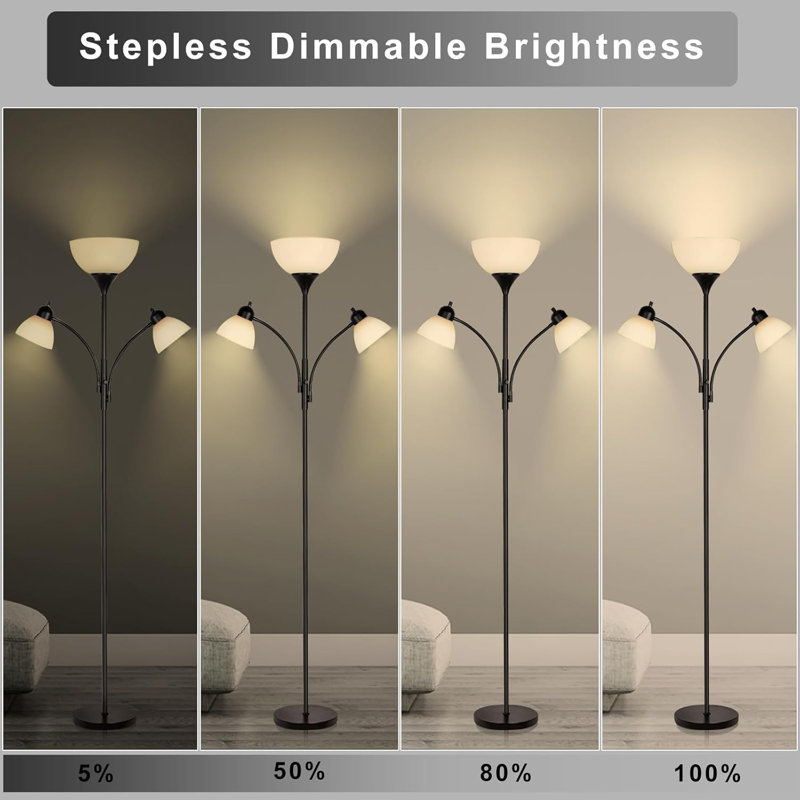 Lampadaires de salon Morden, Mat