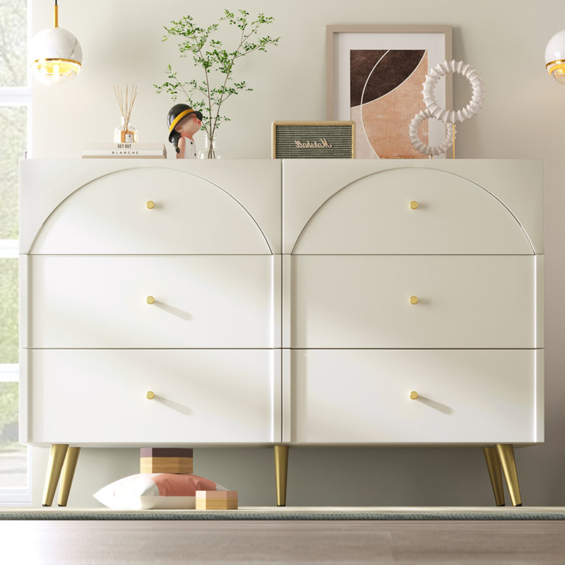 Armoire de salle à manger moderne à 2 portes en bois et métal