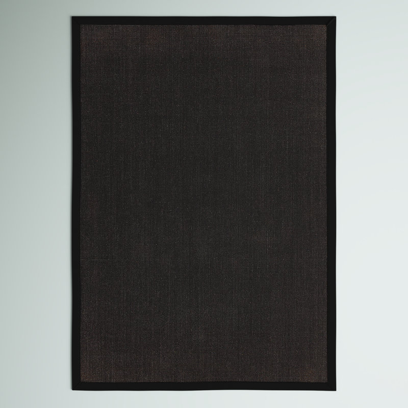Essie Sisal Black Rug, Rectangle 120 x 180cm
