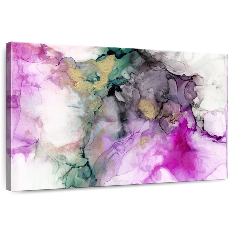 Avery Magenta Expression I, 24" H x 36" W
