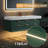 60'' Wall Mounted Double Bathroom Vanity with Engineered Stone Top and LED Light-851420842