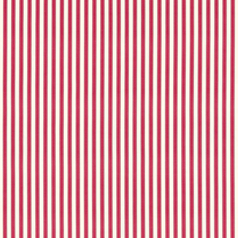 Pinetum Stripe Fabric, Mulberry