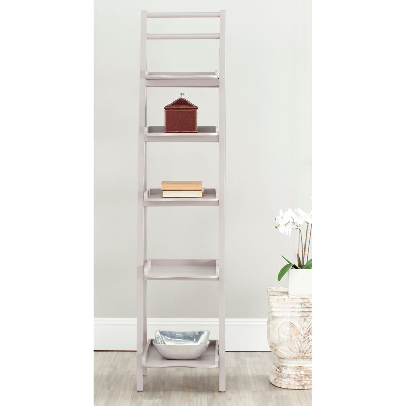 Rexhie Ladder Bookcase, Gray