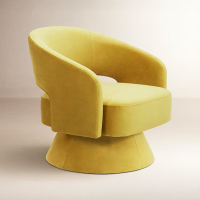 Bhupendra Swivel Barrel Chair