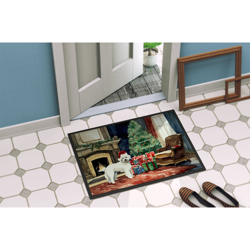 Jazeel Non-Slip Christmas Indoor Doormat, 24" W x 36" L