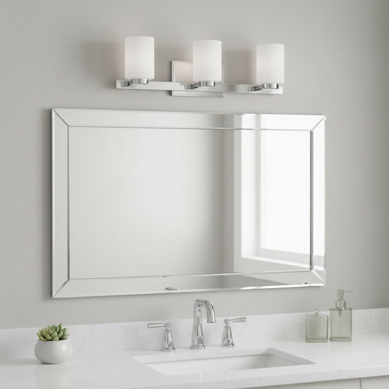 Miley 3-Light Vanity Light, Chrome, Halogen