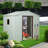Outdoor 6 ft. W x 4 ft. D Metal Storage Shed-98251297
