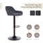 Tabouret de bar rotatif à hauteur ajustable Bruckner-166454745