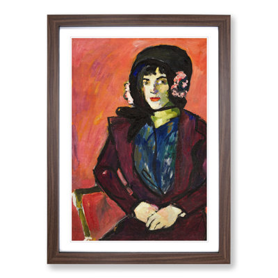 Portrait of a Woman by Henry Lyman Sayen - Picture Frame Painting