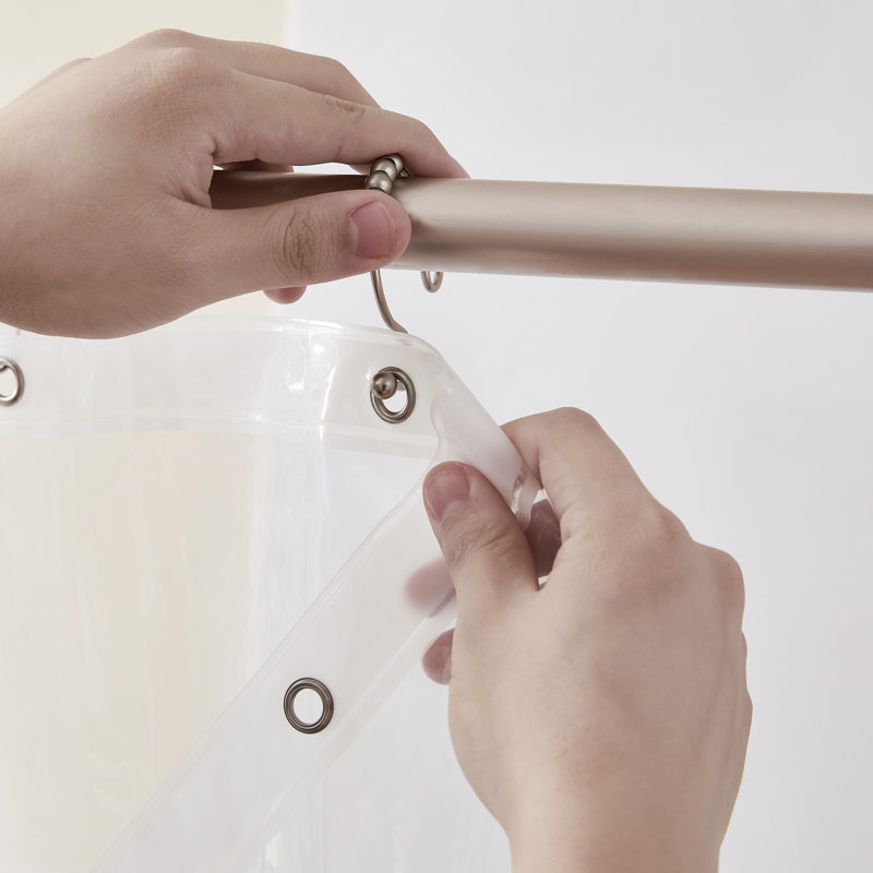  8G PEVA Shower Curtain Liner, Clear