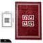 Rectangle Geometric Shapes Washable Area Rug-437283346-437283356