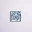 «Indigo Ornament II», peinture sur toile tendue-857946827