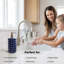 Ensemble d'accessoires de salle de bain 2 pièces, distributeur de savon en résine et porte-brosse à dents pour salle de bain, salle de bain d'invités, appartement et dortoir, bleu marine Better Trends Nova-129480805