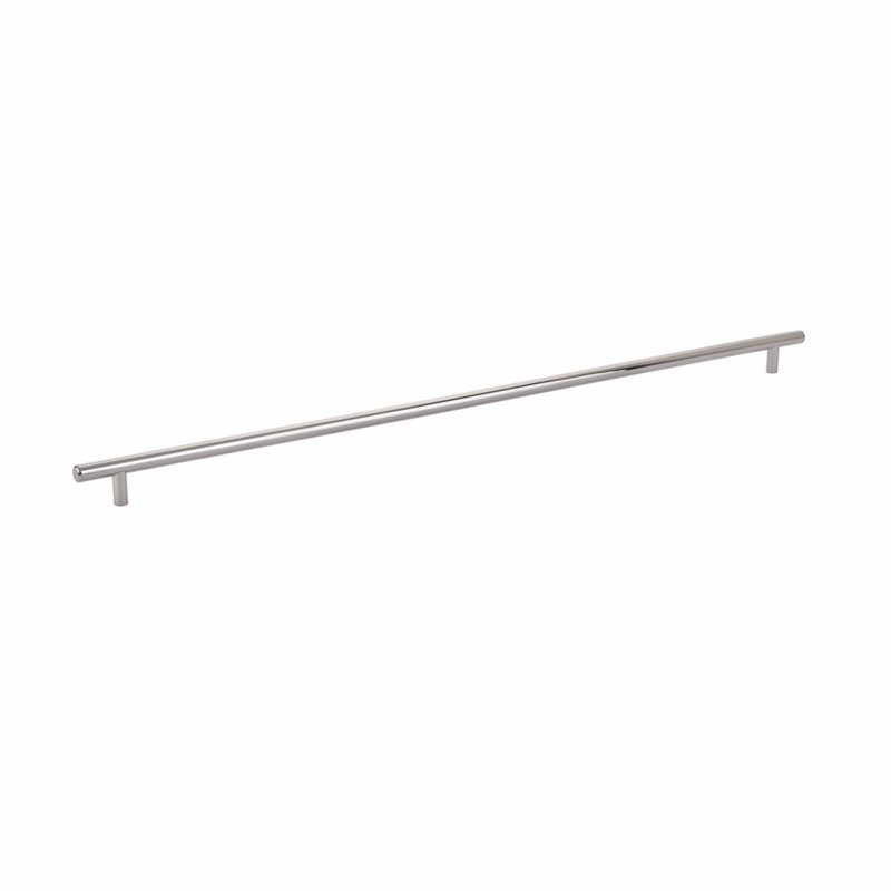 Emtek Bar Cabinet Pull 24" Center-to-Center, Polished Nickel, 24"