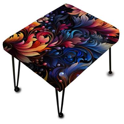 Godbold - Repose-pieds rectangulaire floral