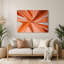 Hard Edge 46 Beige Metal Wall Art-134015422