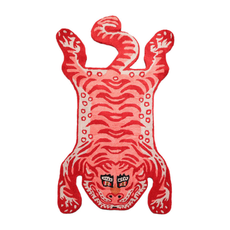 Tapis corail touffeté à la main 3 pi x 5 pi