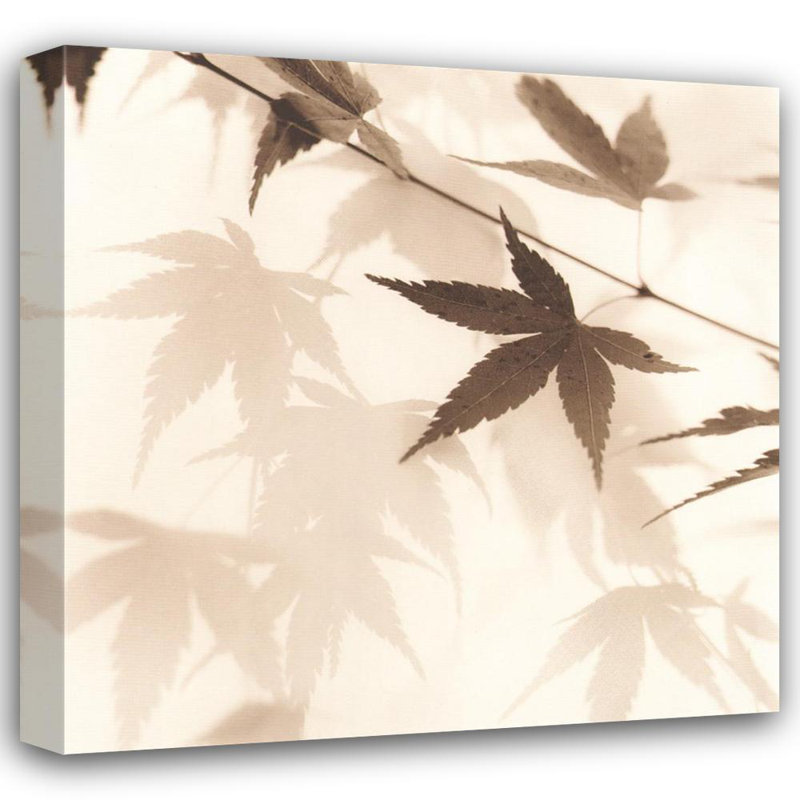 Feuilles d'érable japonaises II, H 36 po x l 36 po