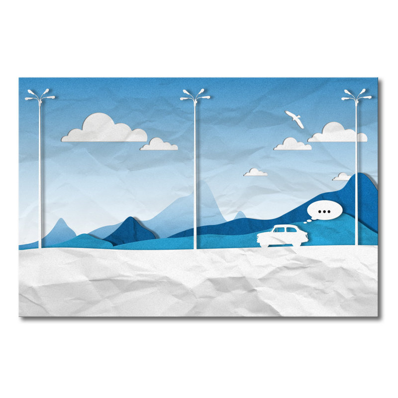 Stretched On Wooden Frame Print on Canvas, 80cm H x 120cm W x 2cm D
