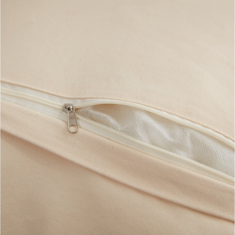 Reversible Throw Pillow, Taupe