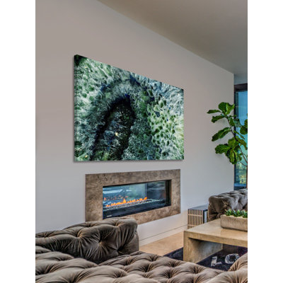 Emerald Ring Painting Print on Wrapped Canvas