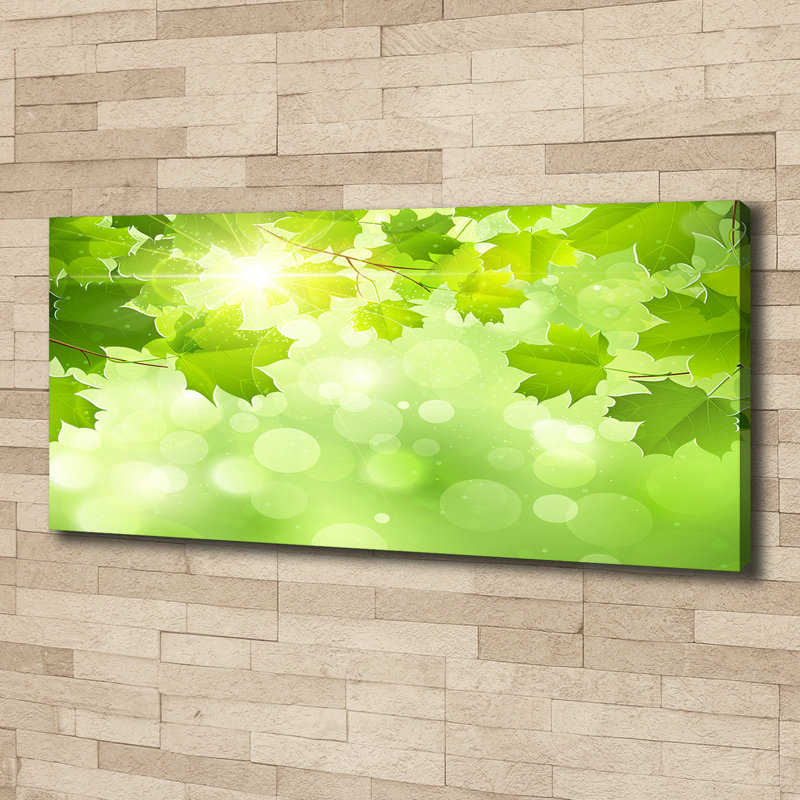 Chestnut Leaves - No Frame Print on Canvas