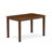 5 Piece Modern Dining Table Set Consist of a Rectangle Kitchen Table and 4 Upholstered Parson Chairs, Antique Walnut