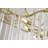 Transitional 16-Light Round Glass Chandelier 