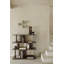 Irregular Solid Wood Geometric Bookcase-1551086715