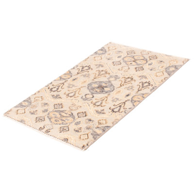 Tapis unique gris clair de 3 pi 1 po x 5 pi Orrie