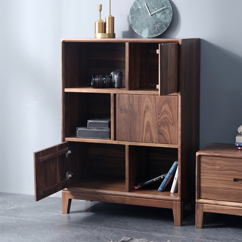 Black walnut high quality bookcase