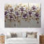 «Mauve fleuri», ensemble de reproductions d'art lilas-107189027-107189028