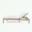Chaise longue double à 5 positions avec dossier réglable et coussins latéraux pliables-820838077
