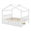 Lit en bois avec couchette-589625167