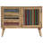 Rustic Sideboard - Solid Mango Wood Console Table With Storage