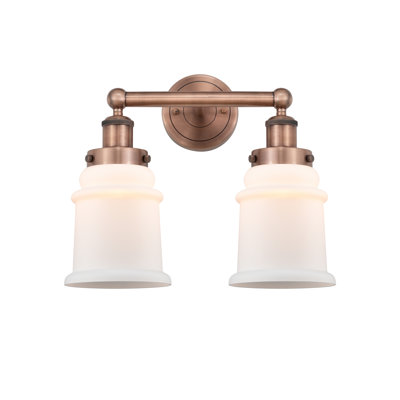 Éclairage pour meuble-lavabo de salle de bain 2 lumières Cailen de la collection Edison