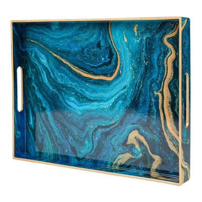 Plastic Marbling Tray with Handles