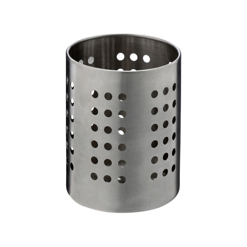 Stainless Steel Round Utensil Crock