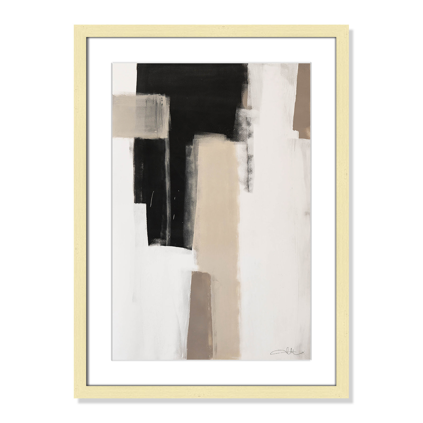Earth Scapes I Print, 23" H x 17" W x 1.25" D, Gold Matted Picture Framed