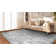 Driggers Abstract Light Grey Opal Performance Area Rug